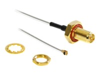 DeLOCK HF Antenna Connection for Installation 10cm Antenneadapter Grey