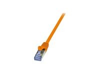 LogiLink PrimeLine CAT 6a SFTP, PiMF 3m Patchkabel Orange