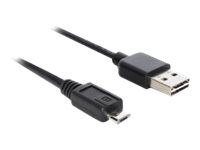 Delock Easy USB-kabel 50cm Sort