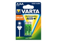 Varta Solar AAA type Batterier til generelt brug (genopladelige) 550mAh 2