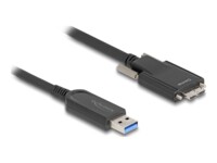 Delock USB-kabel 5m Sort
