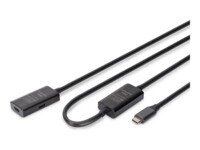 DIGITUS USB 3.0/ USB 3.1 USB forlængerkabel 10m Sort