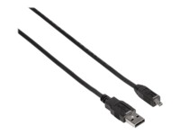 Hama USB-kabel 1.8m Sort
