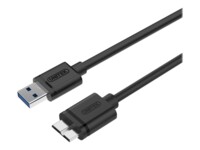 Unitek Y-C463GBK USB-kabel 2m Sort
