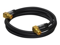 goobay Antennekabel Firelagsskjold 3m Sort Sort