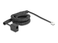 DeLOCK 5m Forlængerkabel til telefon Sort