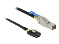 DeLOCK Serial Attached SCSI (SAS) internt til eksternt kabel Sort 1m