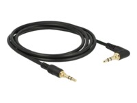 Delock Audiokabel 2m Sort