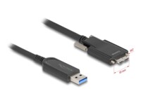 Delock USB-kabel 15m Sort