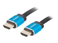 Lanberg HDMI han -> HDMI han 4096 x 2160 - 60 Hz 1 m Sort
