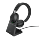 Jabra Evolve2 65 MS Stereo Trådløs Høretelefoner Sort