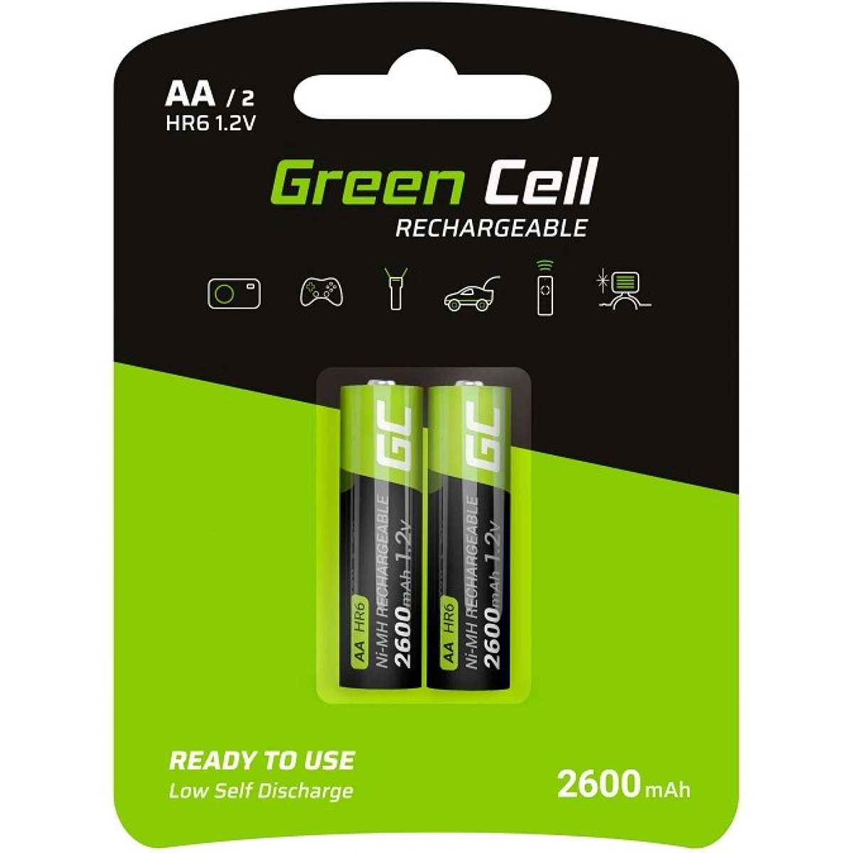 Green Cell GR05 Standardbatterier 2 stk