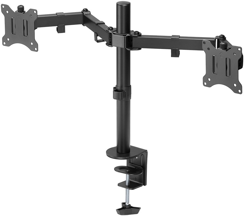 Dual Monitor Mount Flex, Black - for monitors between 17 and 32 inches (43-81 cm)