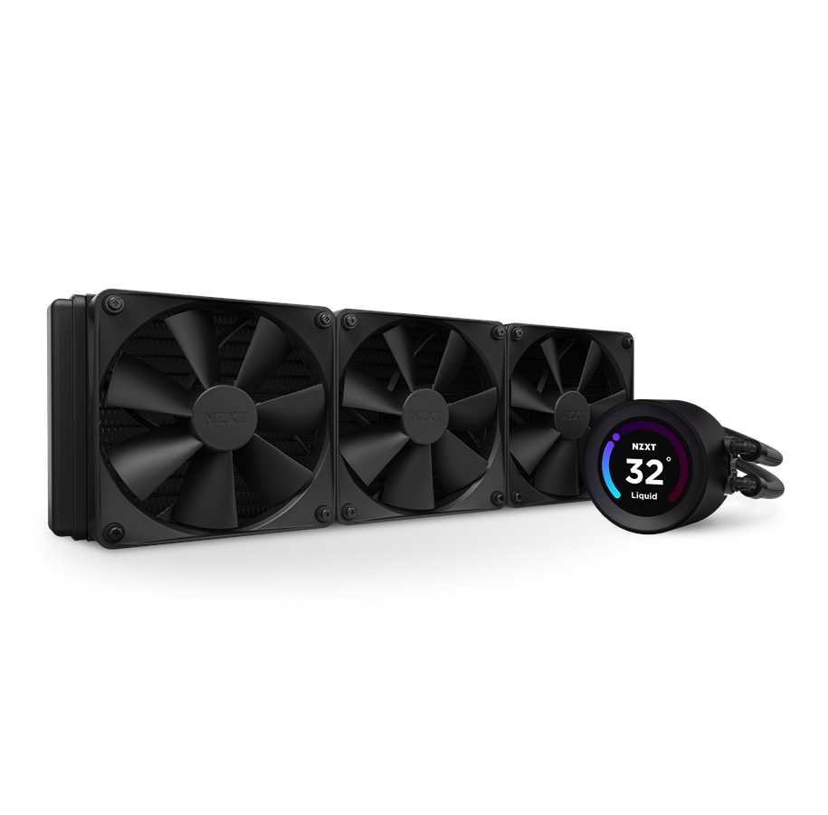 NZXT Kraken Elite 360 Vandkøler 1-pack Sort 120 mm