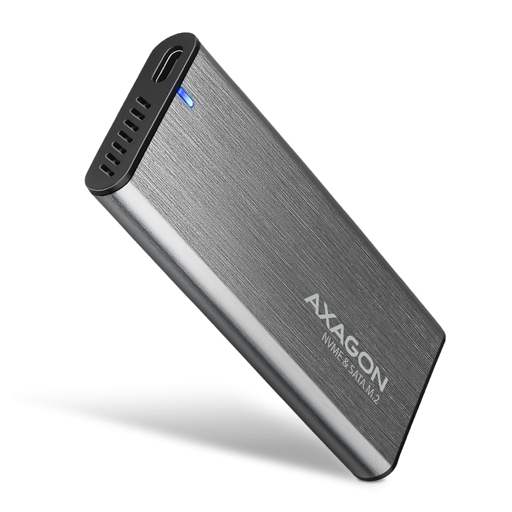 AXAGON Ekstern Lagringspakning USB-C 3.2 (Gen 2) USB-C 3.2 (Gen 1) USB 2.0 USB 3.0 USB 3.1 (Gen 1) M.2 Card (PCIe NVMe & SATA)