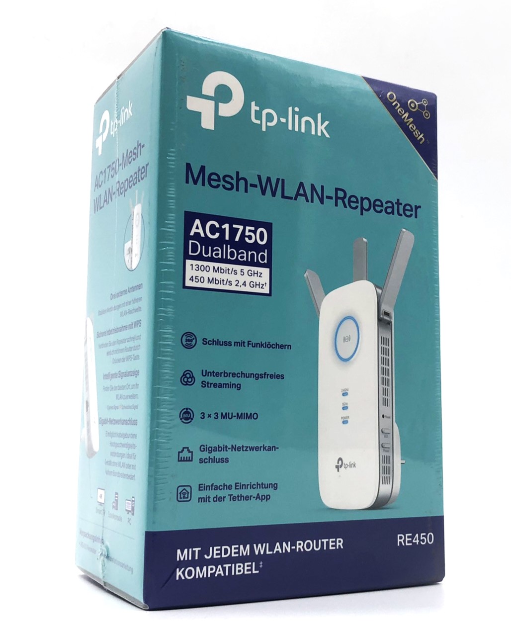 TP-Link RE450 WiFi-rækkeviddeforlænger Ekstern