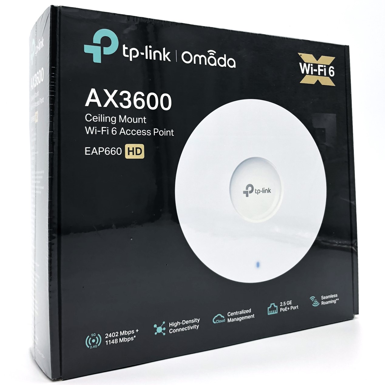 TP-Link EAP660 HD AX3600 Wireless Dual Band Multi- Ceiling Mount Access Point Trådløs forbindelse Hvid