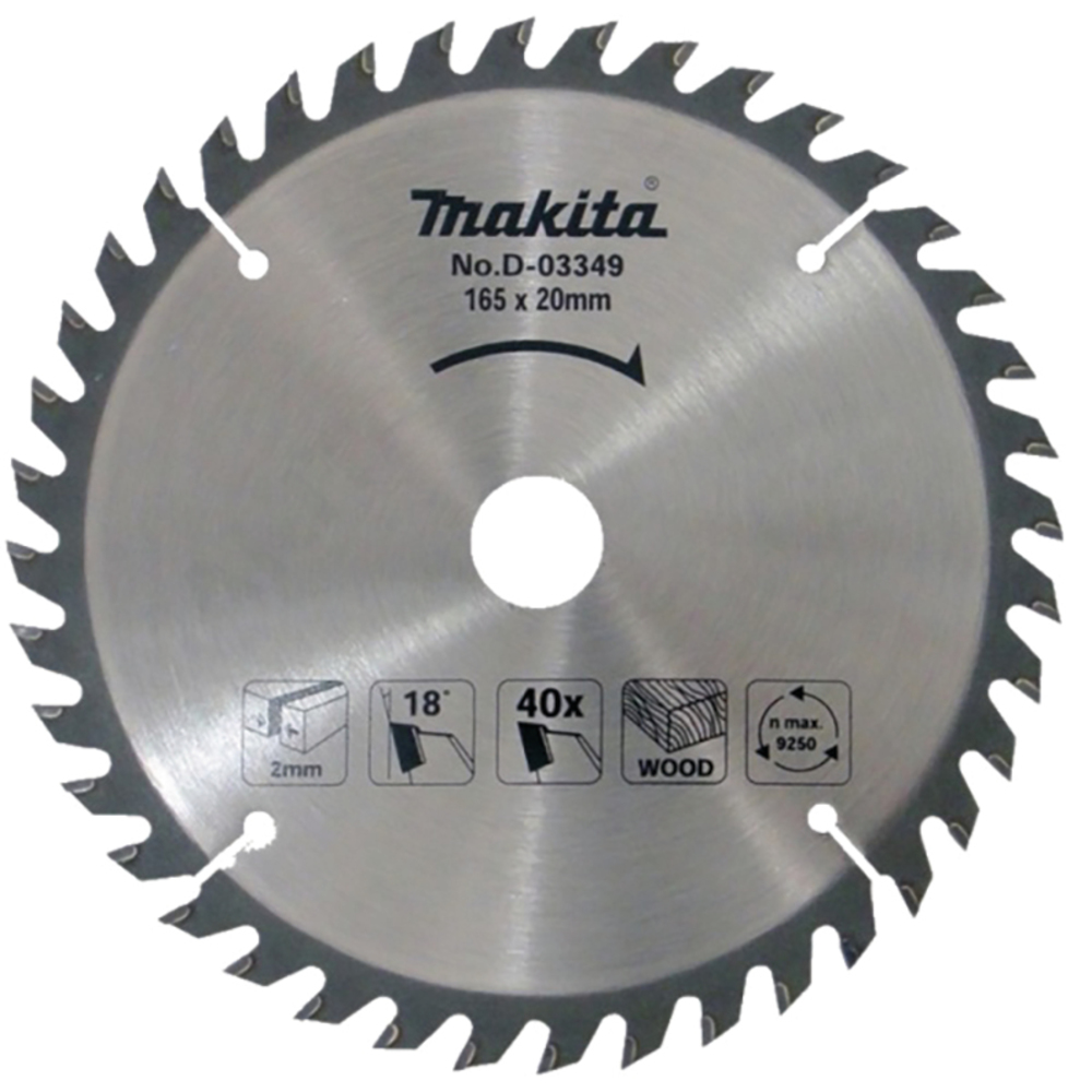 Makita Pila tarczowa 165x20mm 40-zebów (MD-03349)