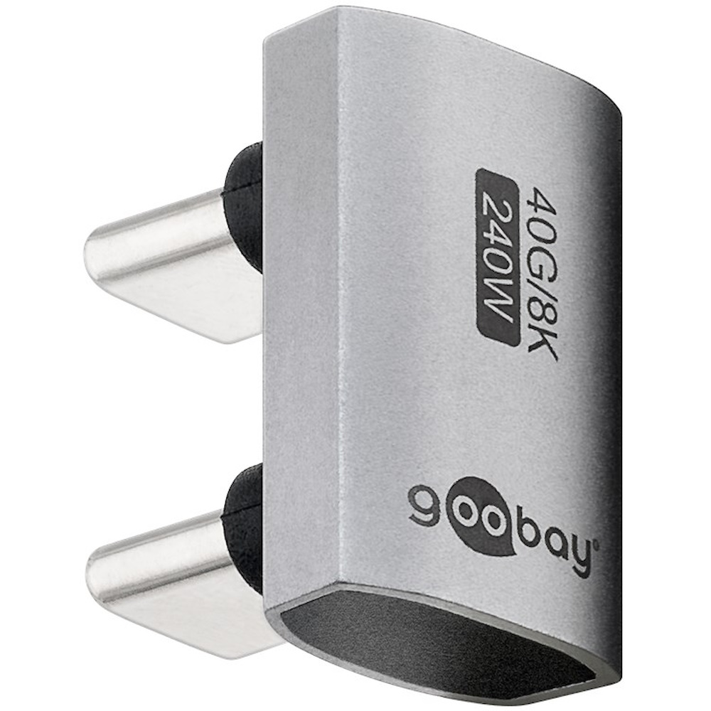 goobay USB4 USB-C adapter Sølv