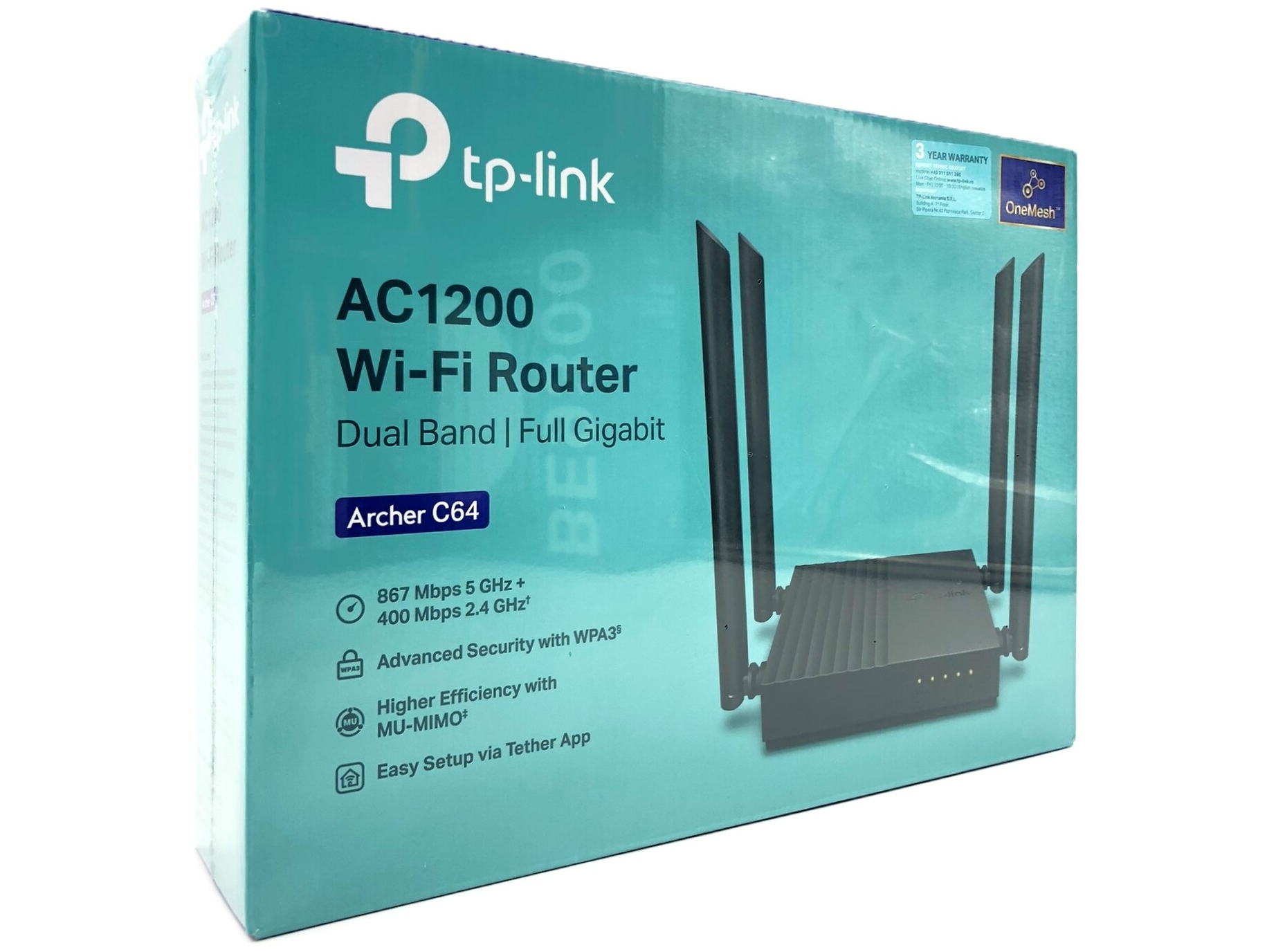 TP-Link Archer C64 V1 Trådløs router