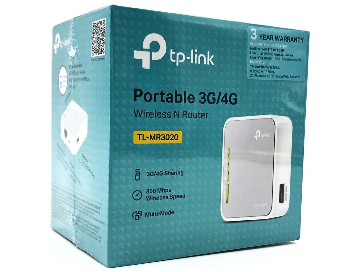 TP-Link TL-MR3020 Trådløs router