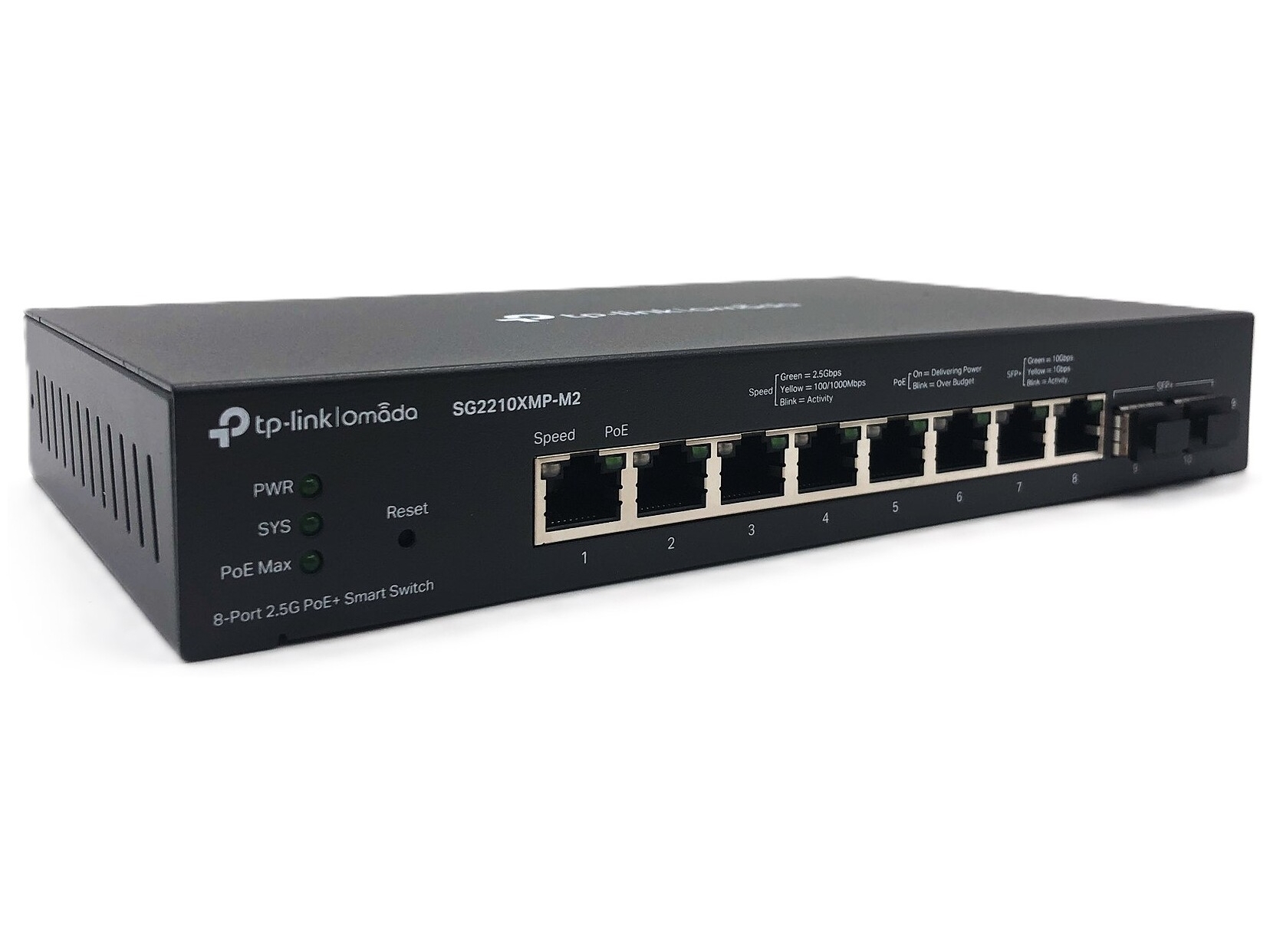 TP-Link Omada SG2210XMP-M2 V1.6 Switch 8-porte 2.5 Gigabit Ethernet PoE+