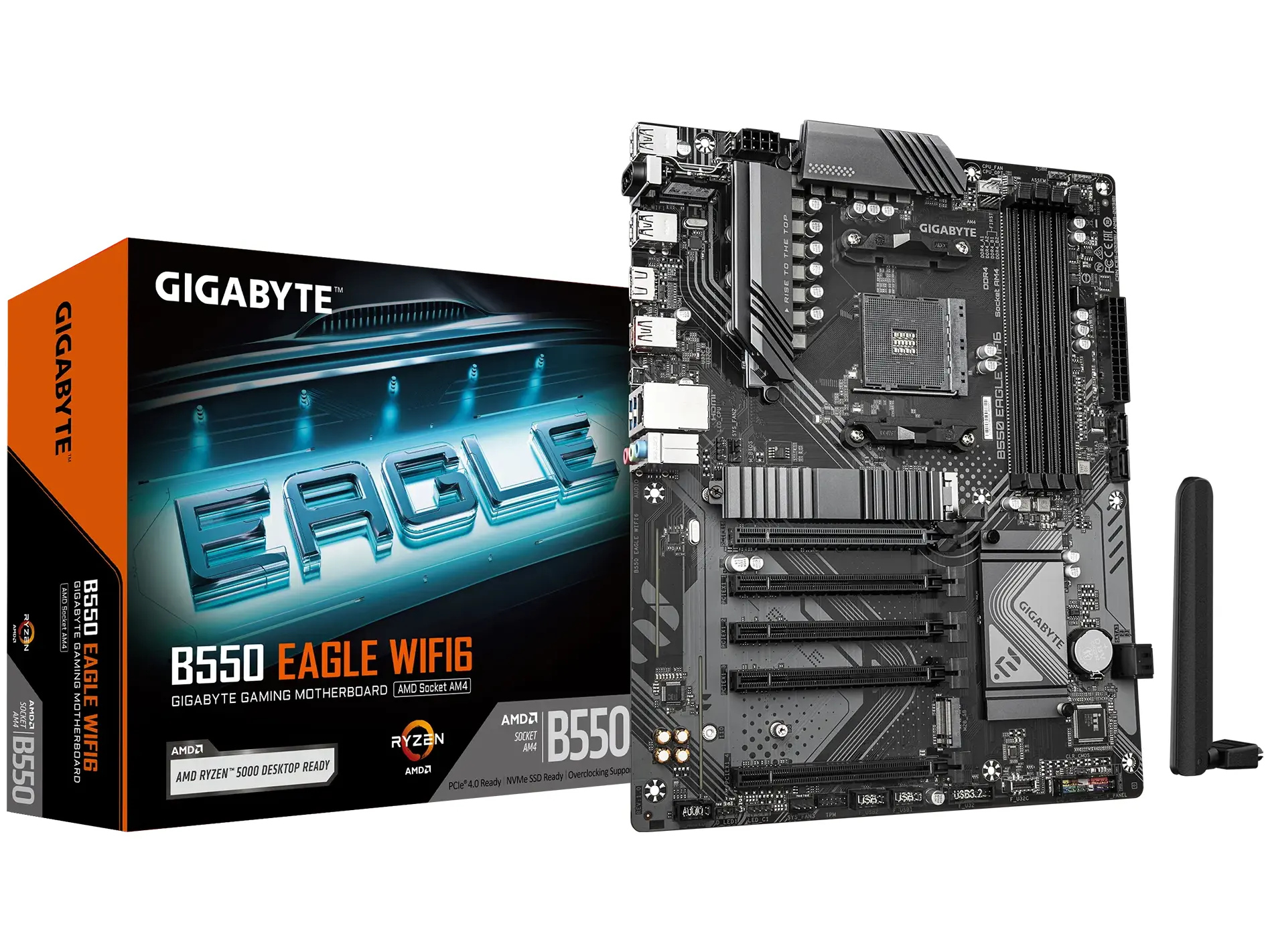 Gigabyte B550 EAGLE WIFI6 ATX Socket AM4 AMD B550