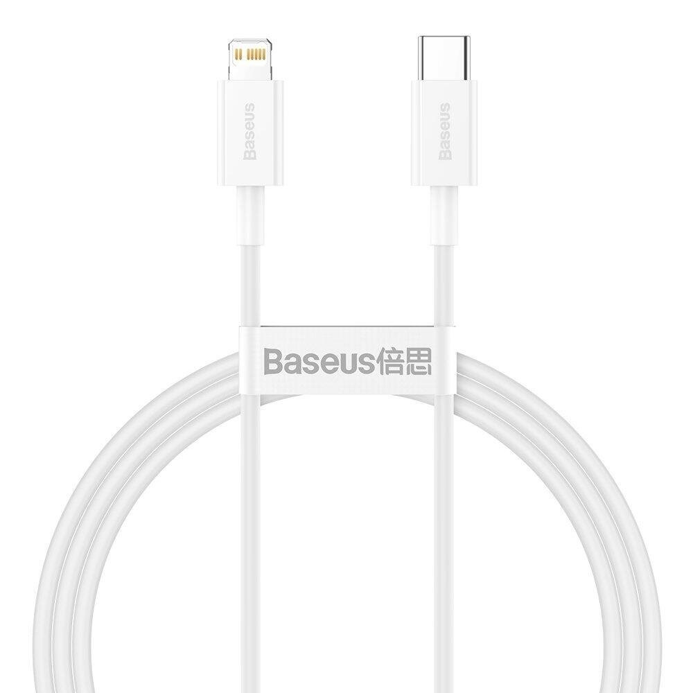 Kabel USB Baseus Kabel USB-C do Lightning Baseus Superior Series, 20W, PD, 1m (bialy)