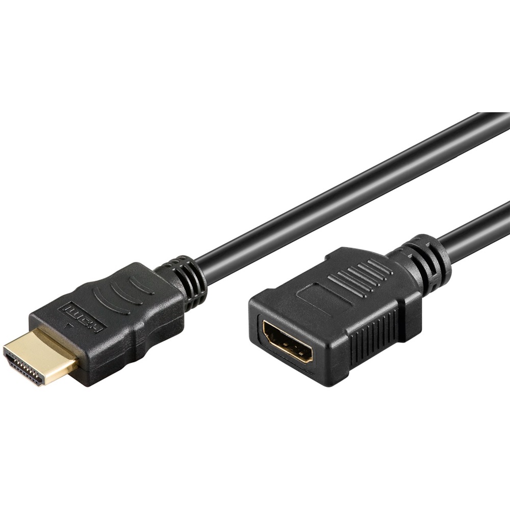 High Speed HDMI™ Extension Cable with Ethernet, 1 m