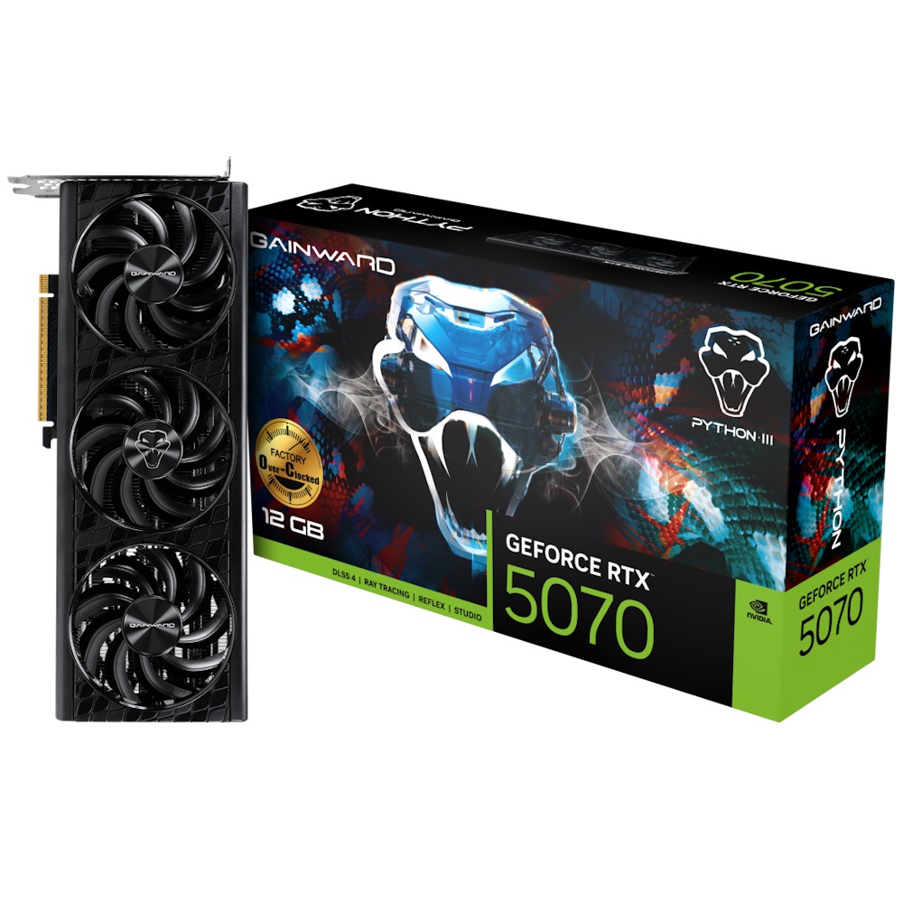 Gainward GeForce RTX 5070 Python III OC 12GB