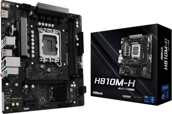 ASRock H810M-H Micro ATX LGA1851 sokkel Intel H810