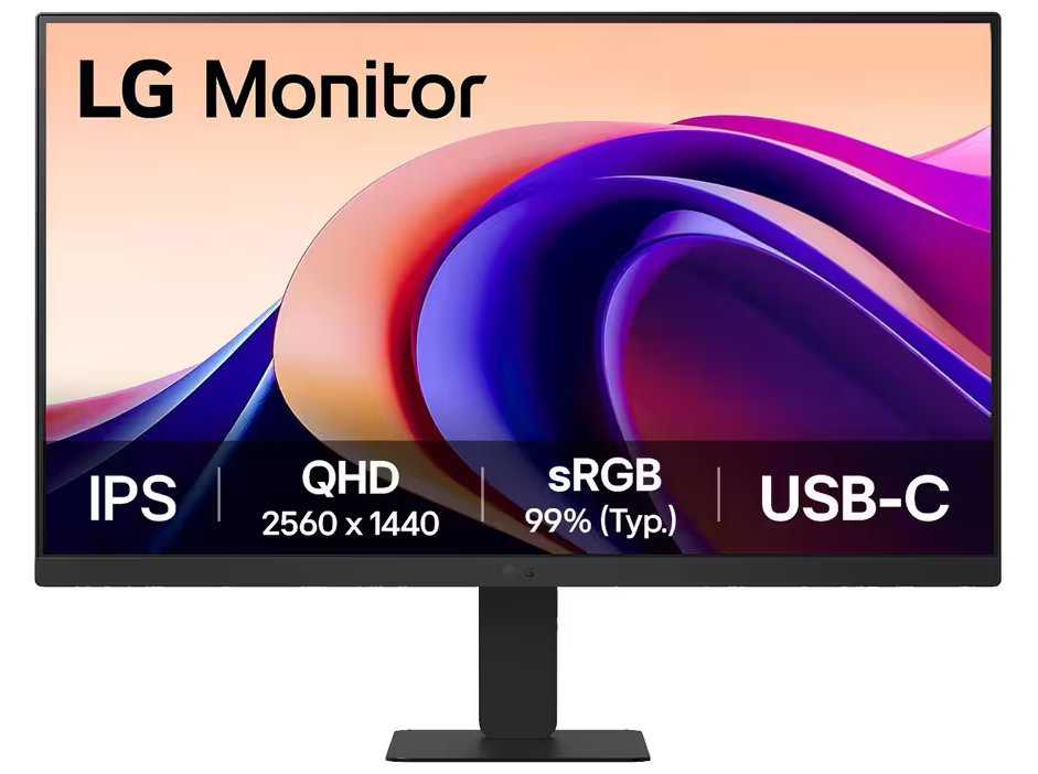 LG 24U631A-B 24' IPS 2560 x 1440 (2K) HDMI USB-C 100Hz