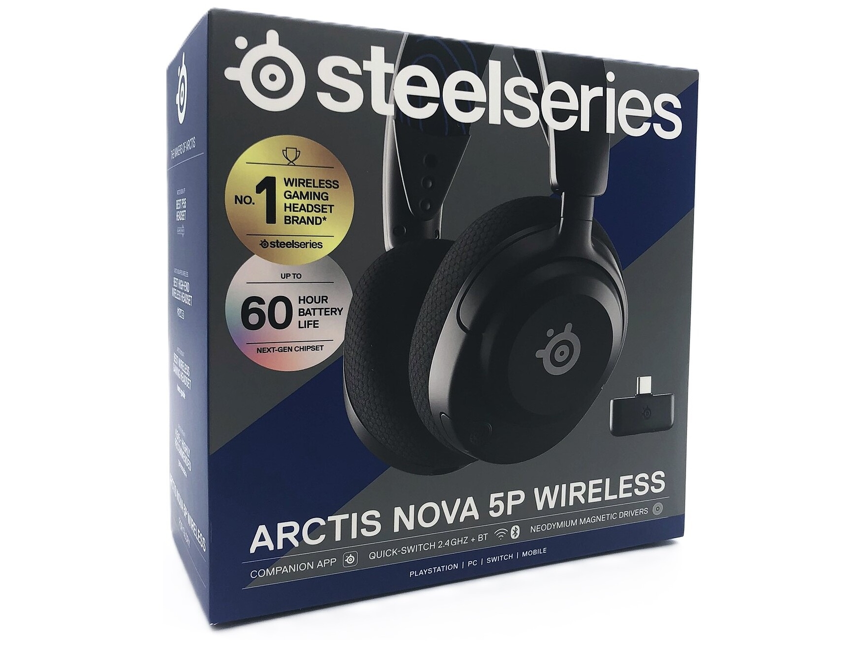 SteelSeries Arctis Nova 5P Trådløs Høretelefoner Sort