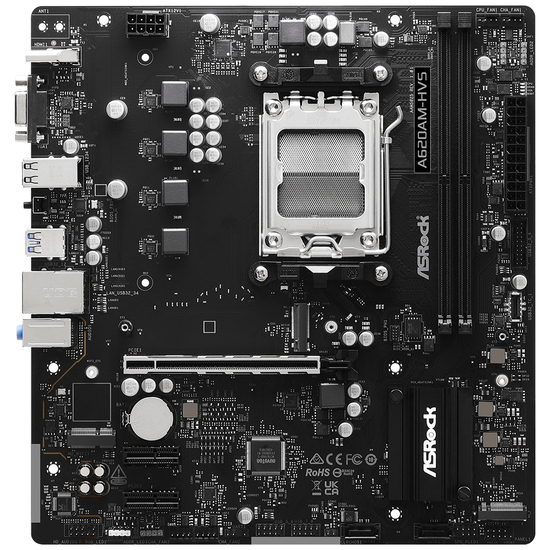 ASRock A620AM-HVS Micro ATX Socket AM5 AMD A620A