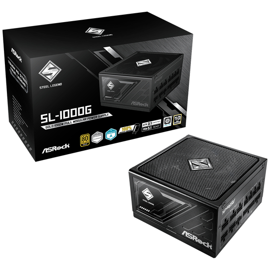 ASRock Steel Legend SL-1000G Strømforsyning 1000Watt