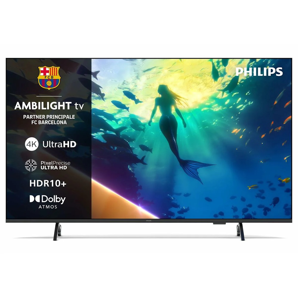 Philips 55PUS8010 55' 4K UHD (2160p) Mat sort