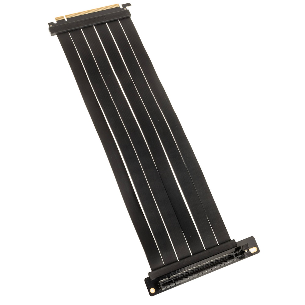Kolink PCI Express 5.0 x16 auf x16 Riser-Kabel, 90 Grad, schwarz – 30 cm