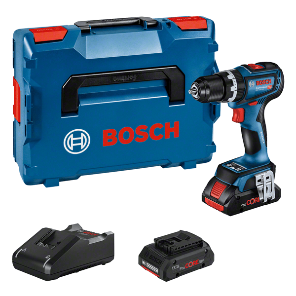Bosch Professional GSB 18V-90 C (2xPC4,0Ah CoMo L-BOXX)