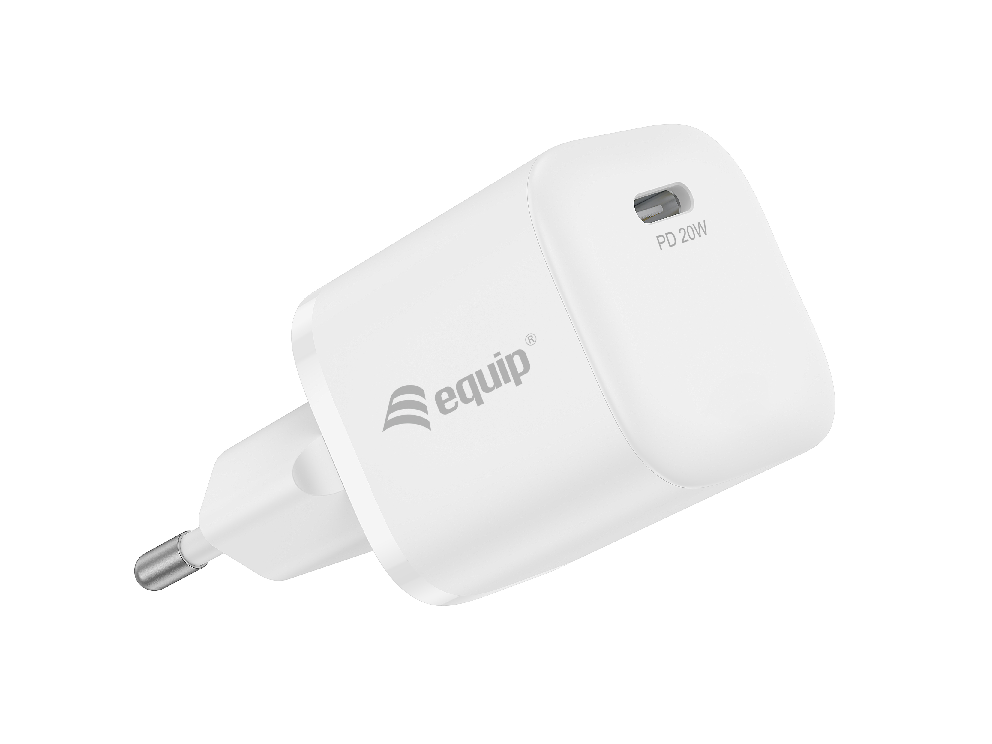 Equip Ladegerät 1Port 20W,1xUSB-C PD 25Stk./Pack weiß