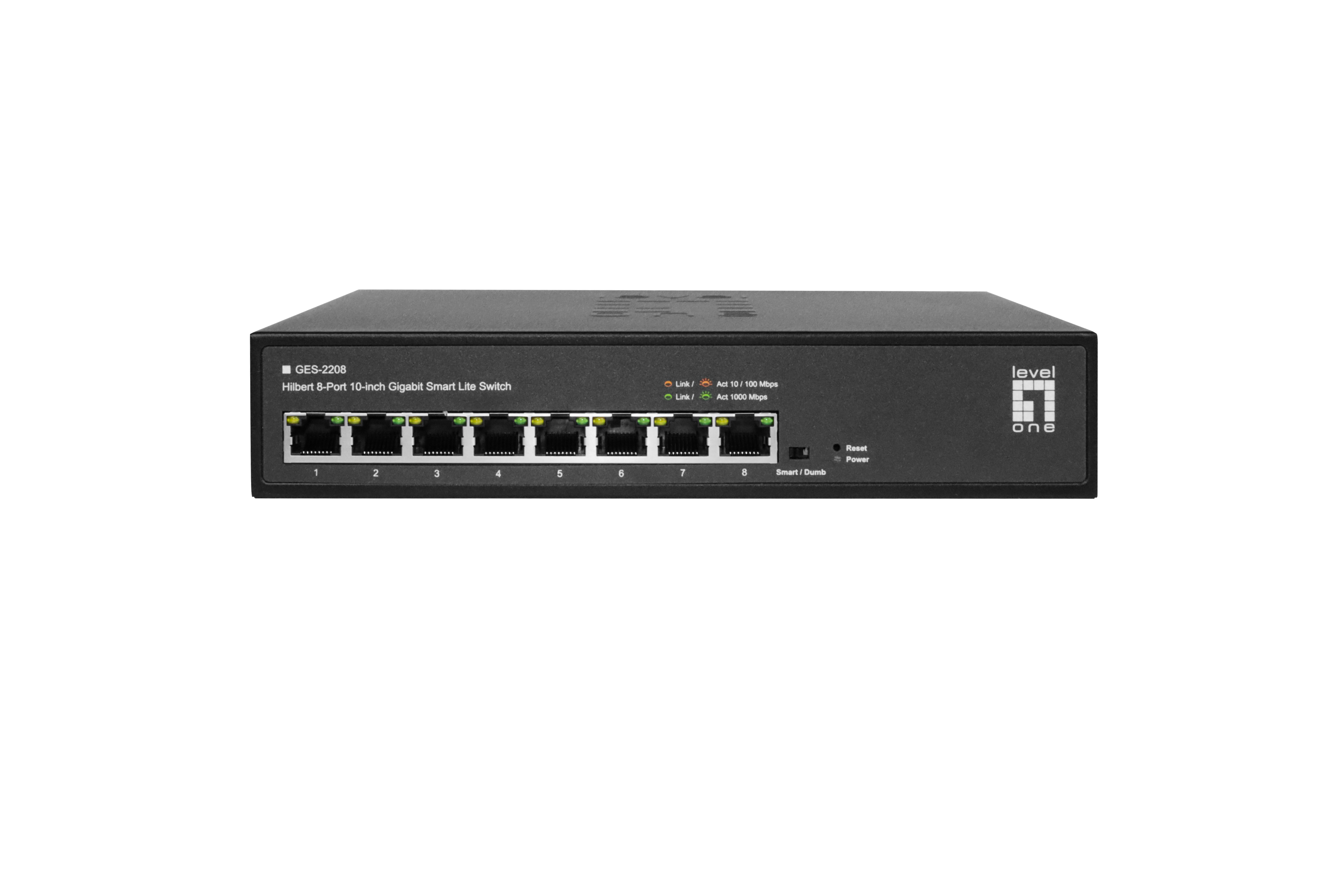 LevelOne GES-2208 Switch 8-porte Gigabit Ethernet