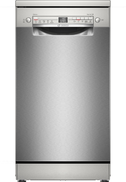 Bosch Serie 2 SPS2HKI42E Opvaskemaskine Klasse E Fritstående 46dB Sølv