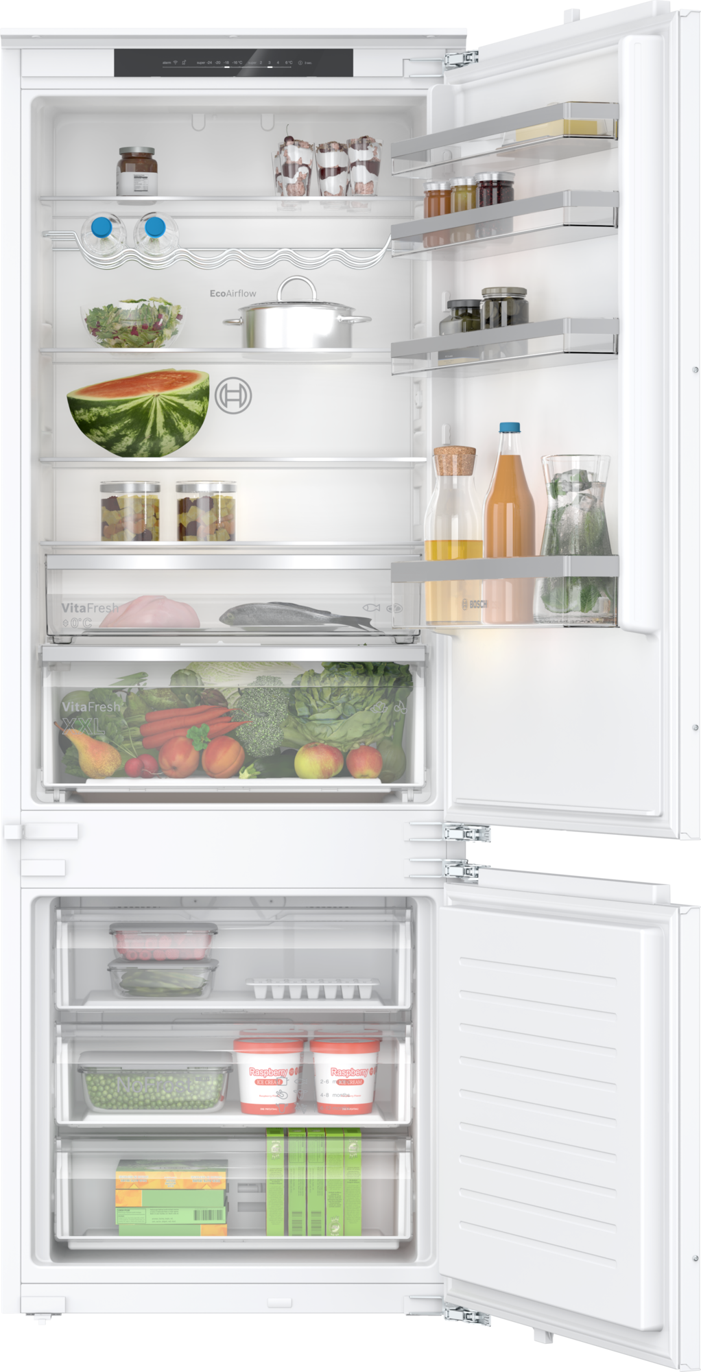 Bosch Serie 4 KBN96VFE0 Kølefryseskab 383L E Hvid