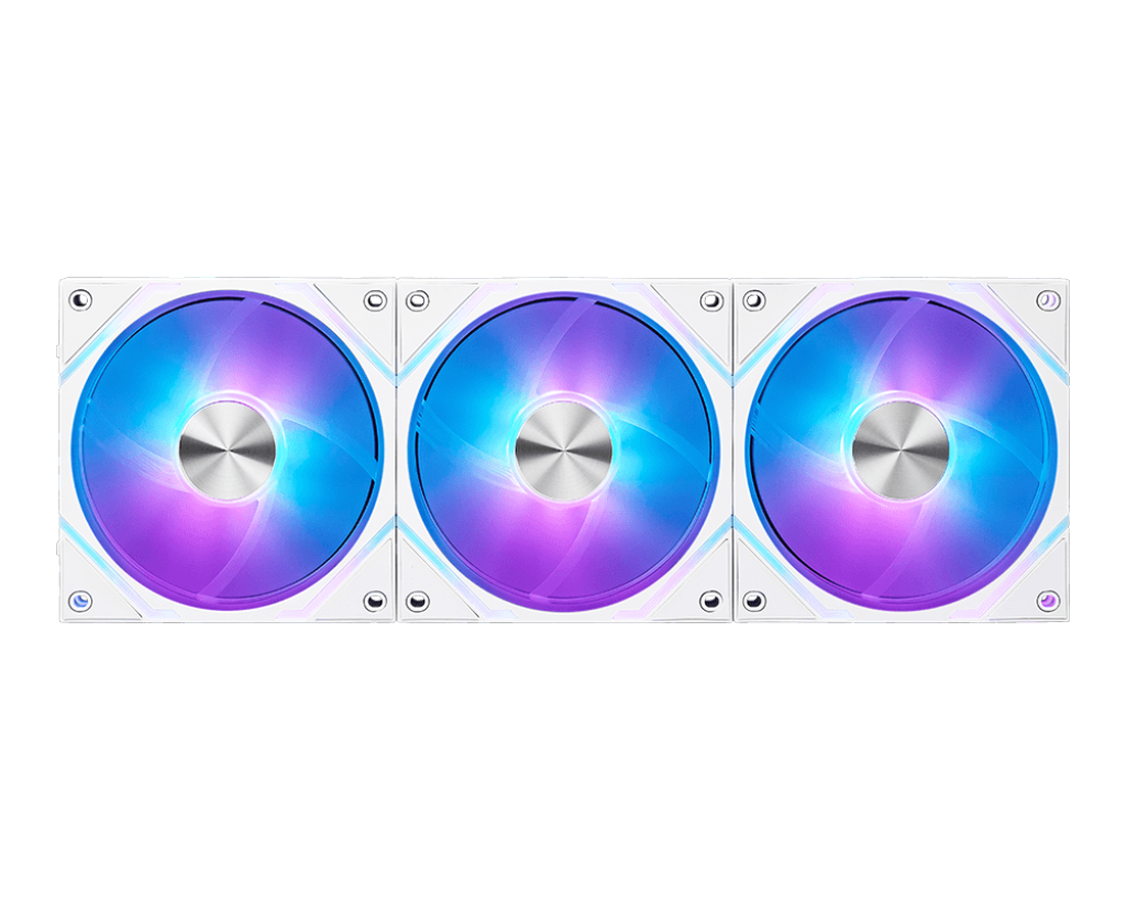 MSI MPG EZ120 ARGB WHITE-3W Hvid 120 mm