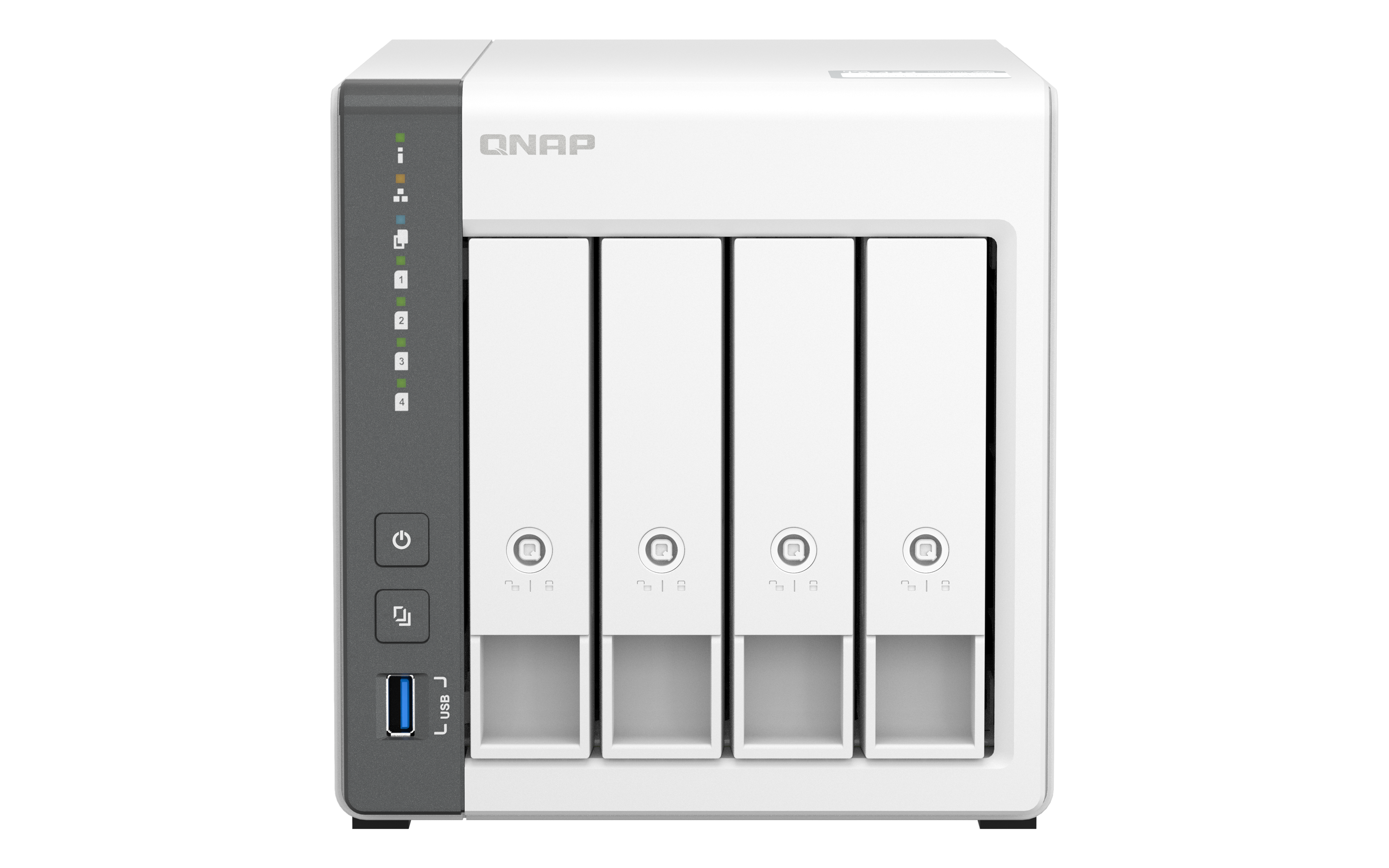 QNAP Systems TS-433-4G 24TB Seagate IronWolf NAS-Bundle NAS inkl. 4x 6TB Seagate IronWolf 3.5 Zoll SATA Festplatte
