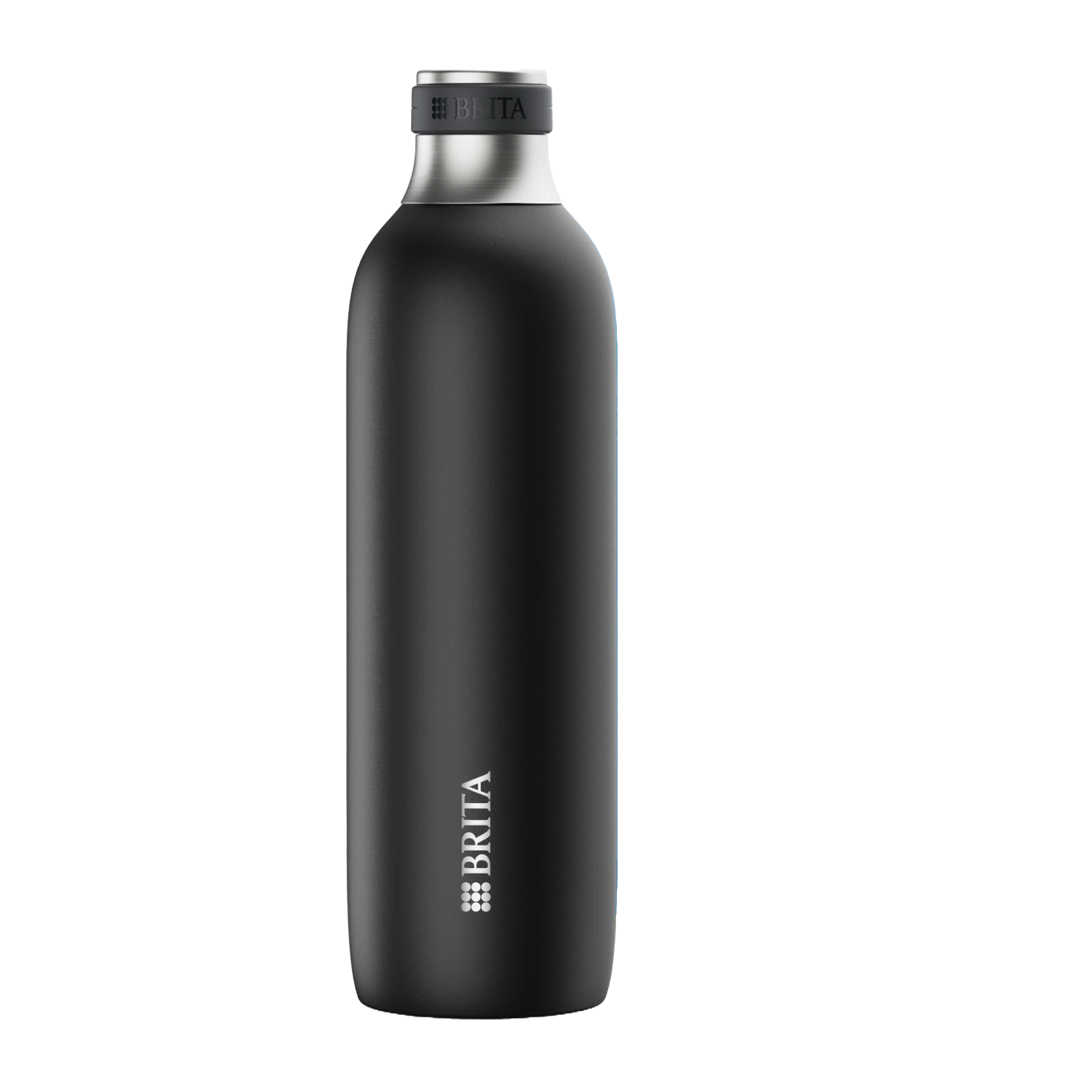 Brita SodaTRIO mala butelka ze stali nierdzewnej czarna (0,5l)