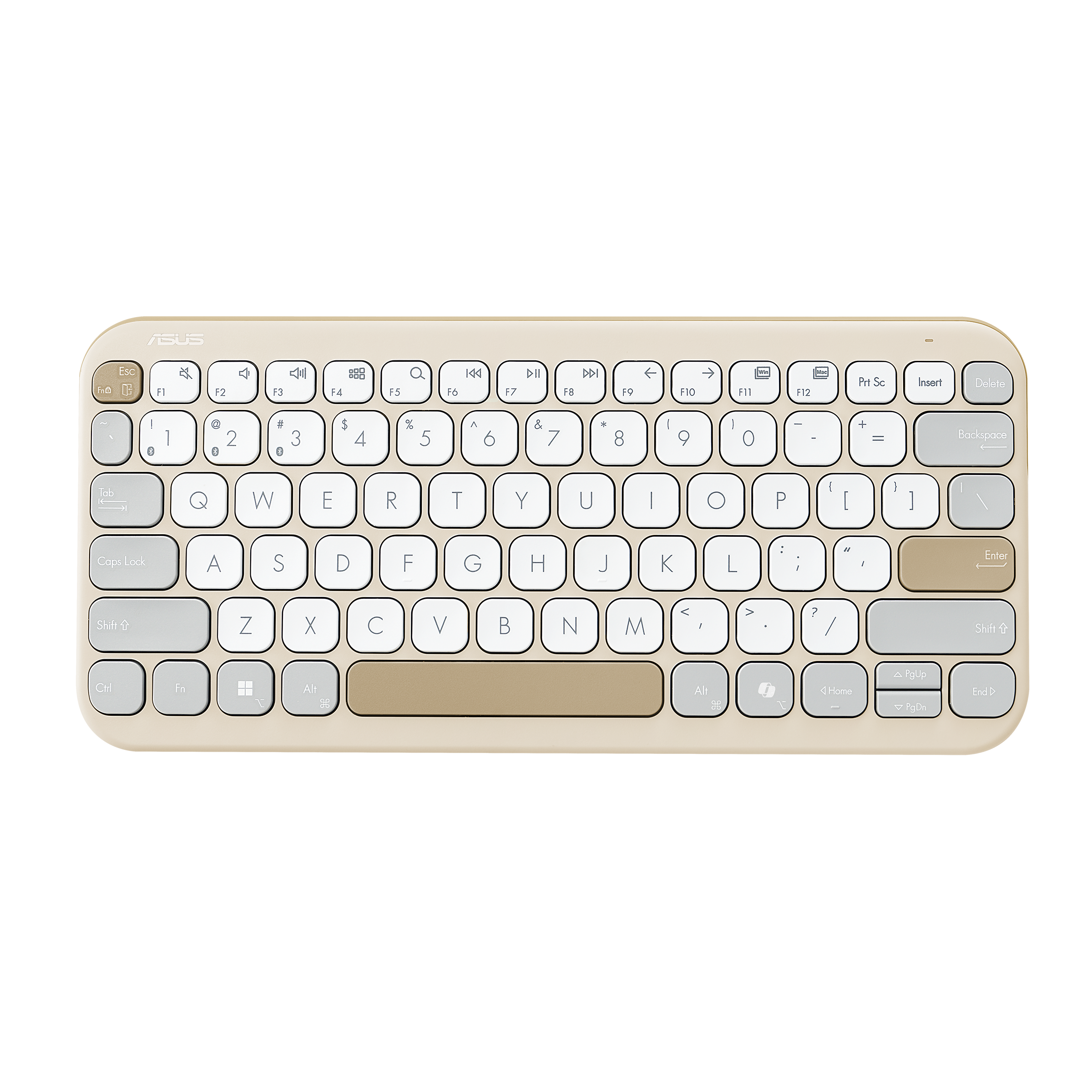 ASUS Marshmallow KW100 Tastatur Saksnøglekontakt Trådløs Tysk