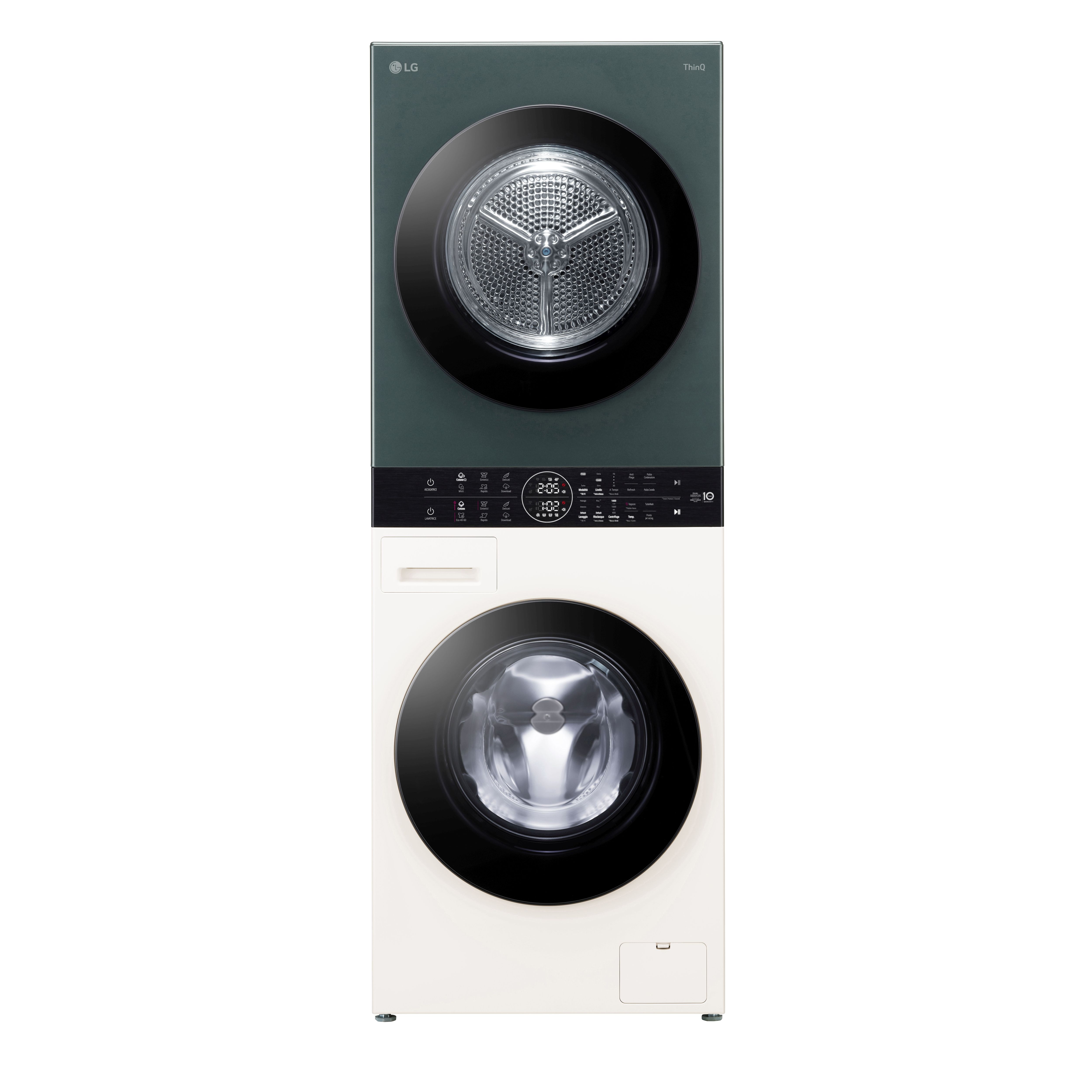 LG 12 kg + 10 kg dzilums 66 cm 1400 apgr/min besa/zala