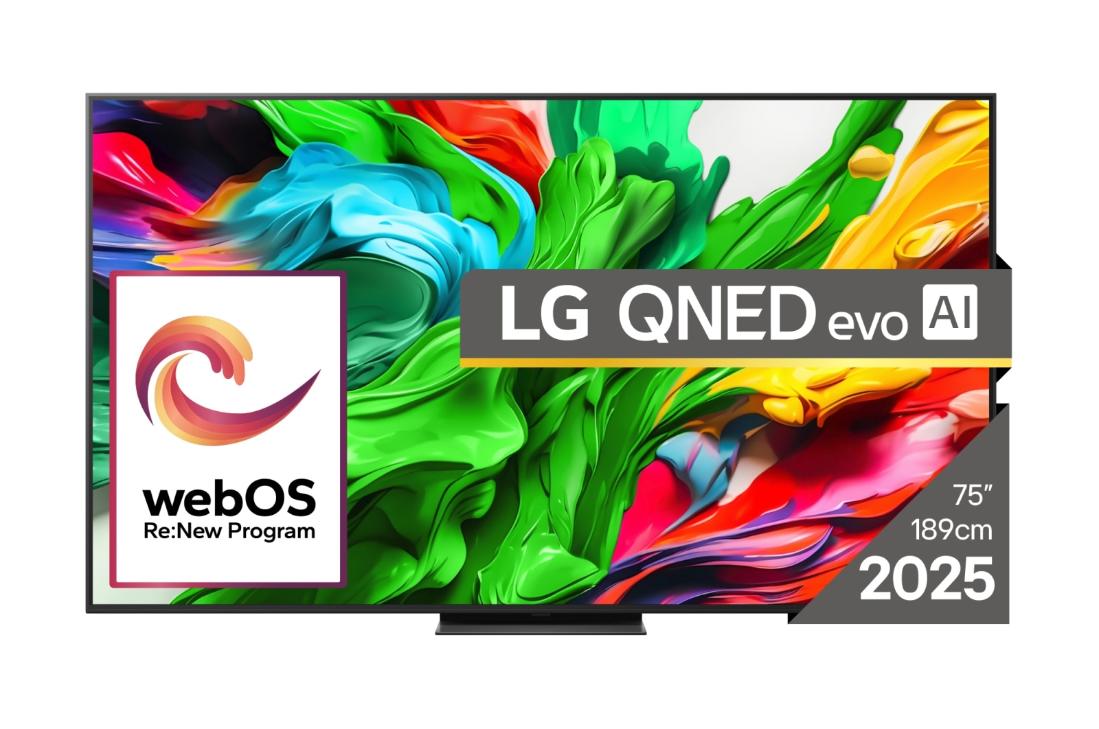 LG QNED 75QNED86A3A TV 75' 4K Ultra HD Sort