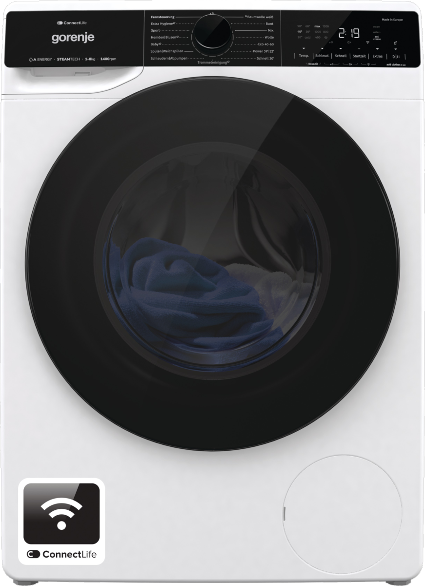 Gorenje Waschmaschine WPNA84A2TS 8kg A wh