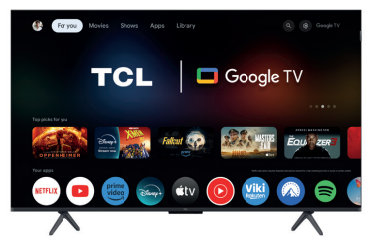 TCL 50C61K TV 50' 4K Ultra HD Sølv